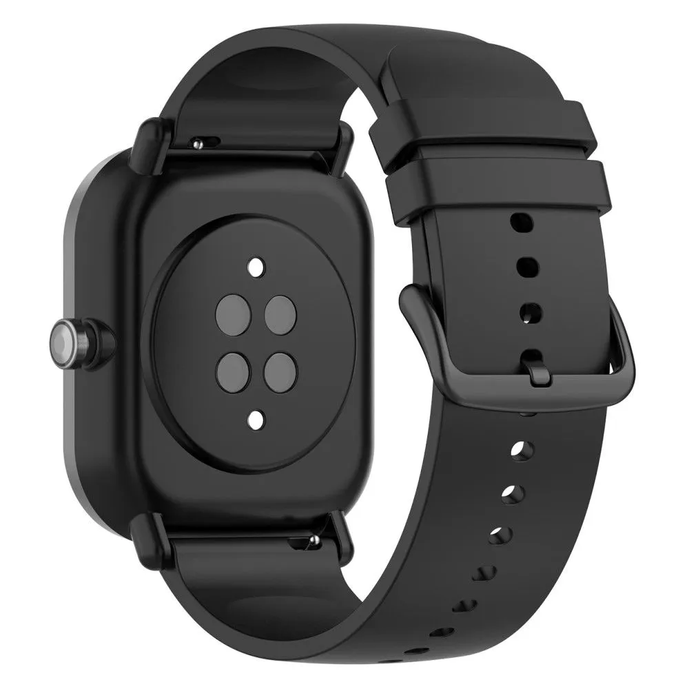 20mm Amazfit GTS 3 silicone watch strap - Black