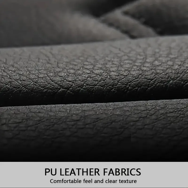 5-Seat Premium Faux Leather Car Seat Cover - 360° Full Coverage