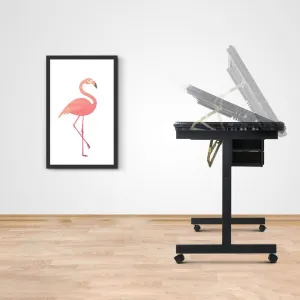 Adjustable Drawing Desk - Black and Grey