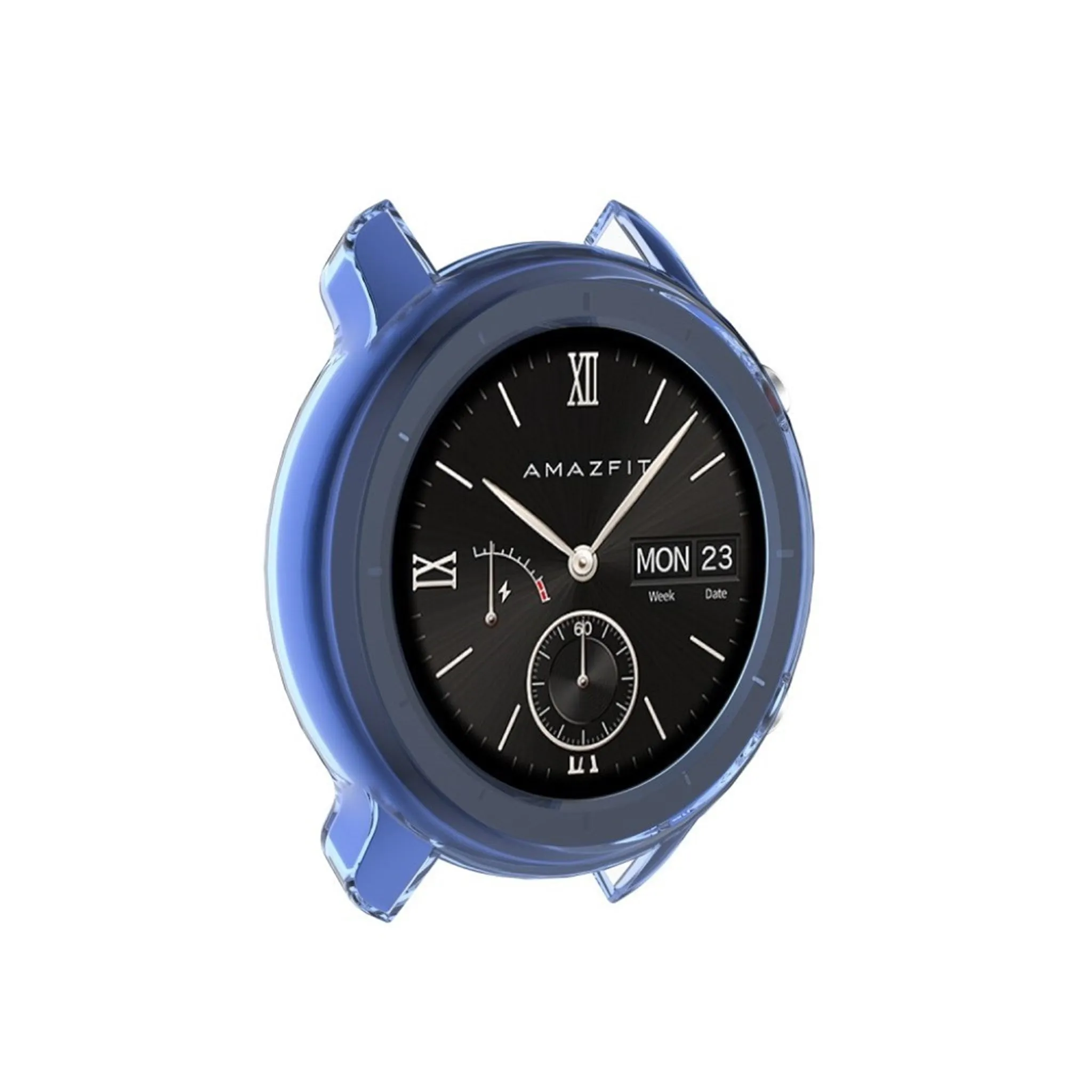 Amazfit GTR 47mm durable case - Transparent Blue