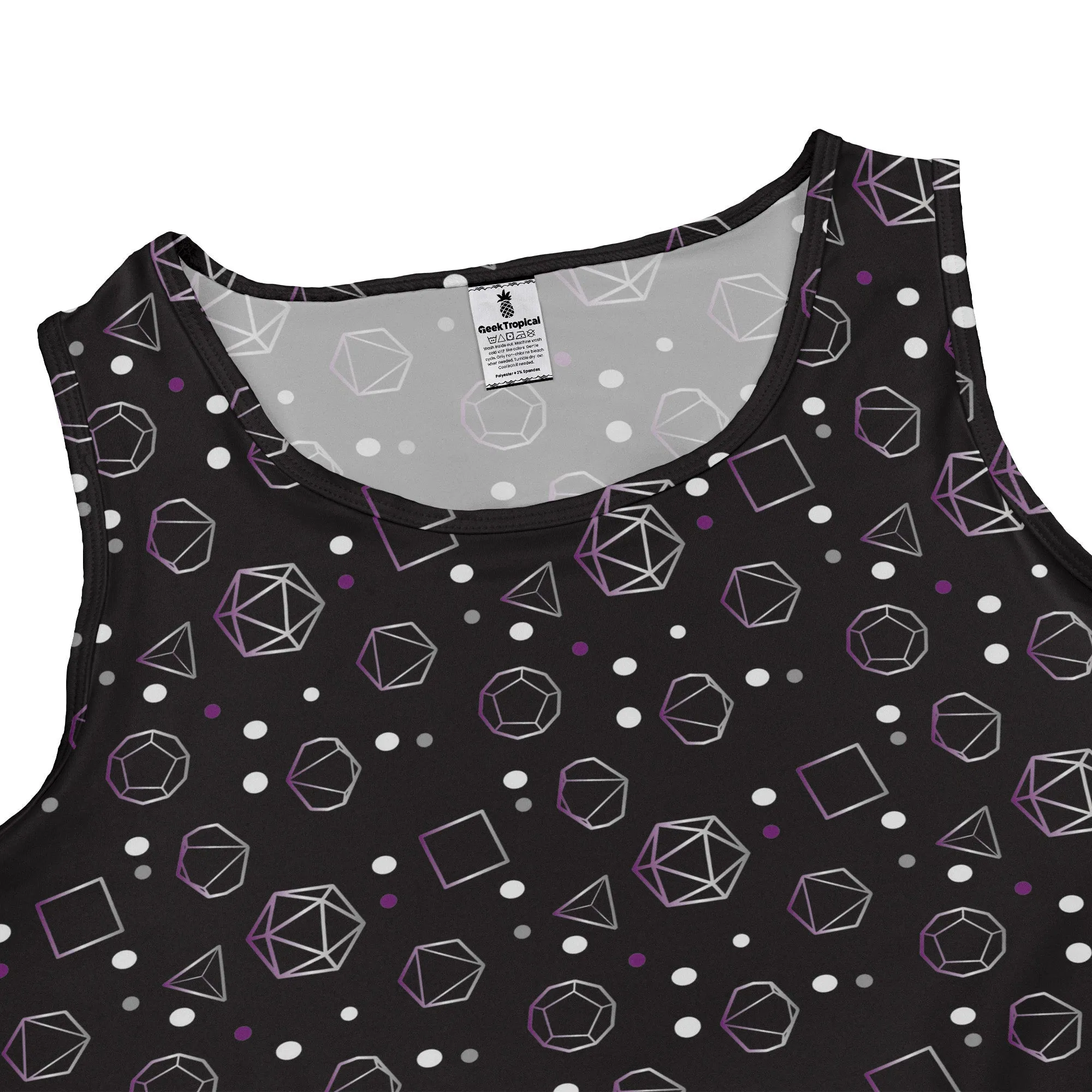 Asexual Pride Flag Dnd Dice Dress