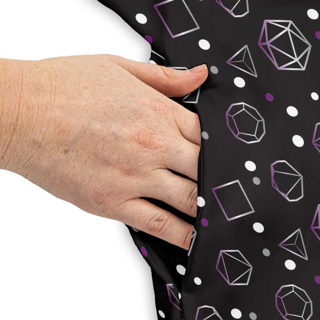 Asexual Pride Flag Dnd Dice Dress