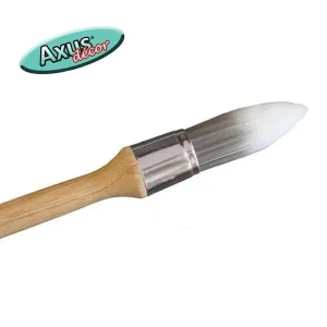 Axus grey POINTED PRECISION Brush SS Ferrule