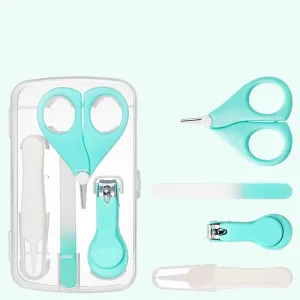 Baby Nail File Combination Set Baby Nail Clipper Four-Piece Set Baby Safety Nail Clipper