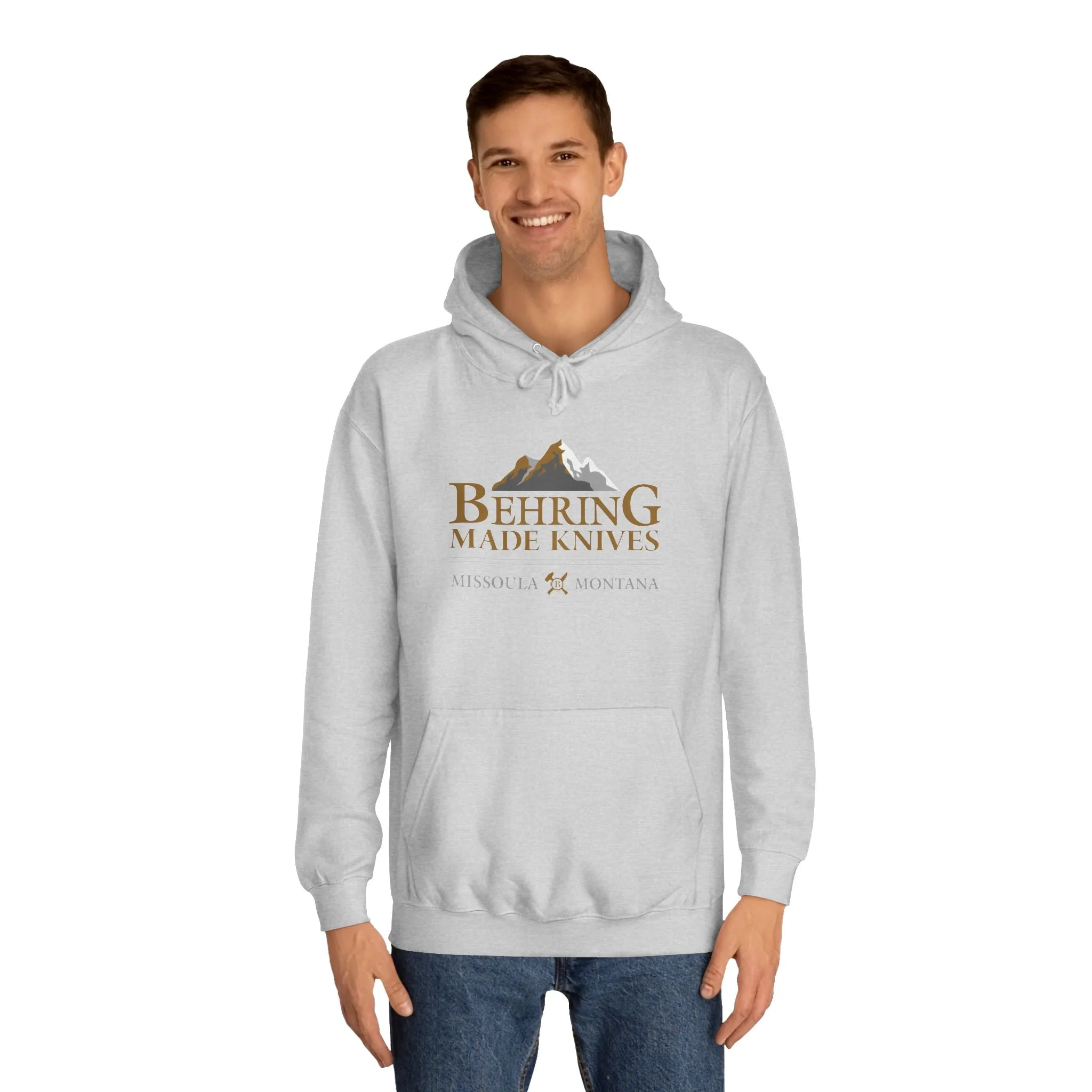 Behring Made Knives Unisex College Hoodie - Montana Inspired Casual Wear