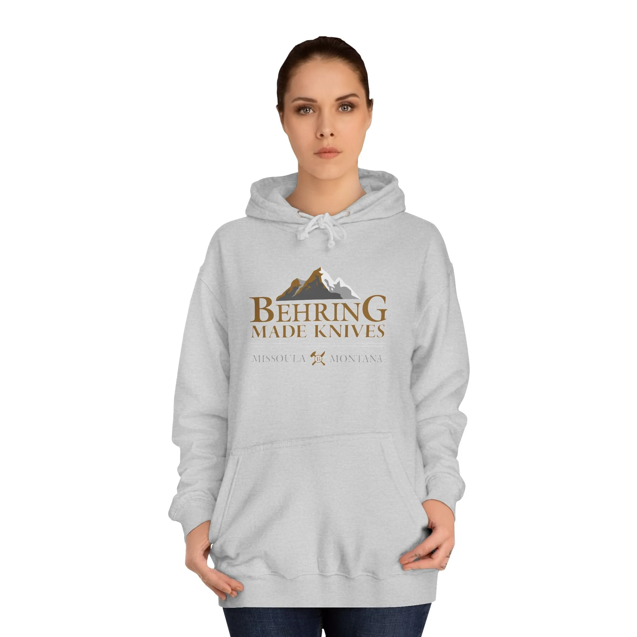 Behring Made Knives Unisex College Hoodie - Montana Inspired Casual Wear