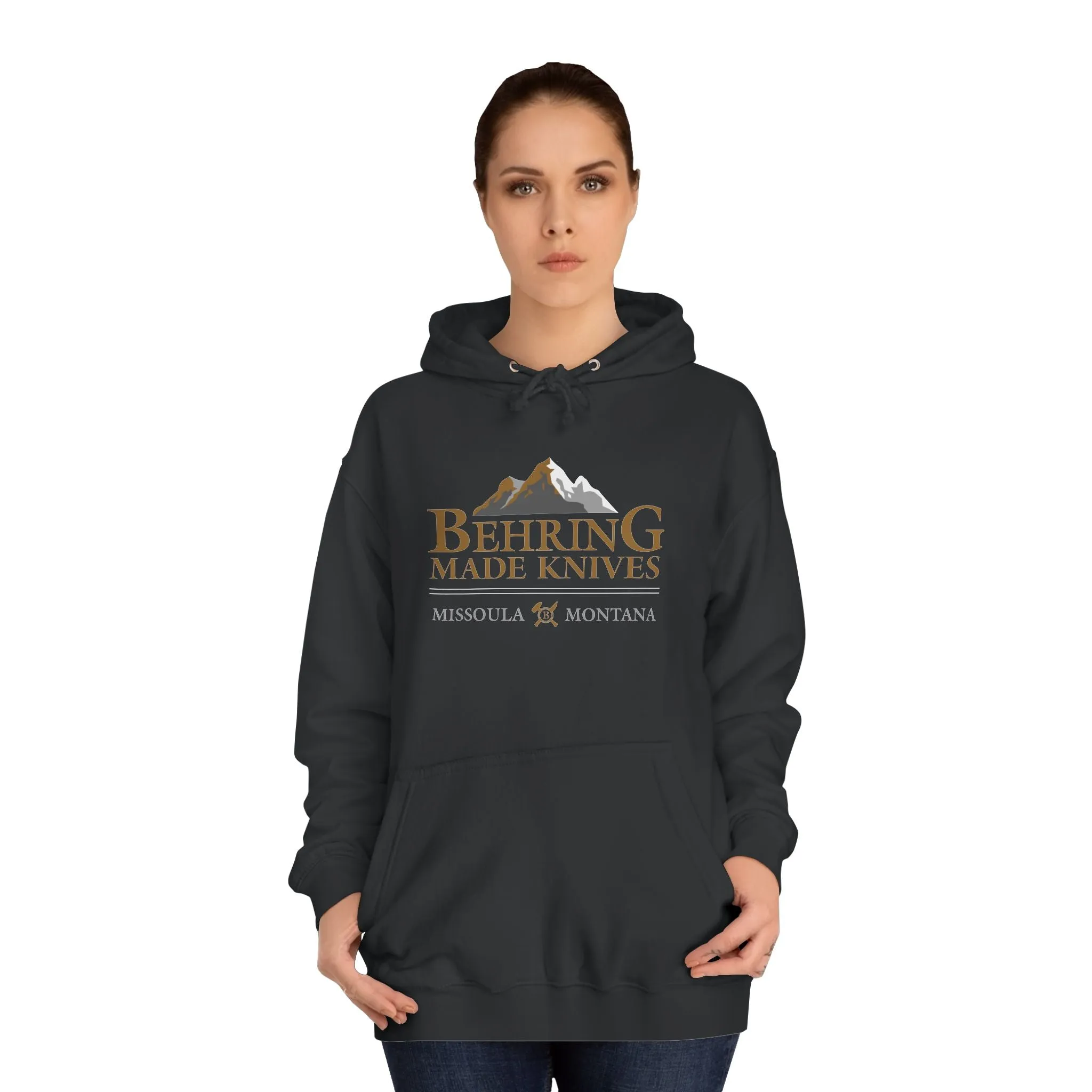 Behring Made Knives Unisex College Hoodie - Montana Inspired Casual Wear