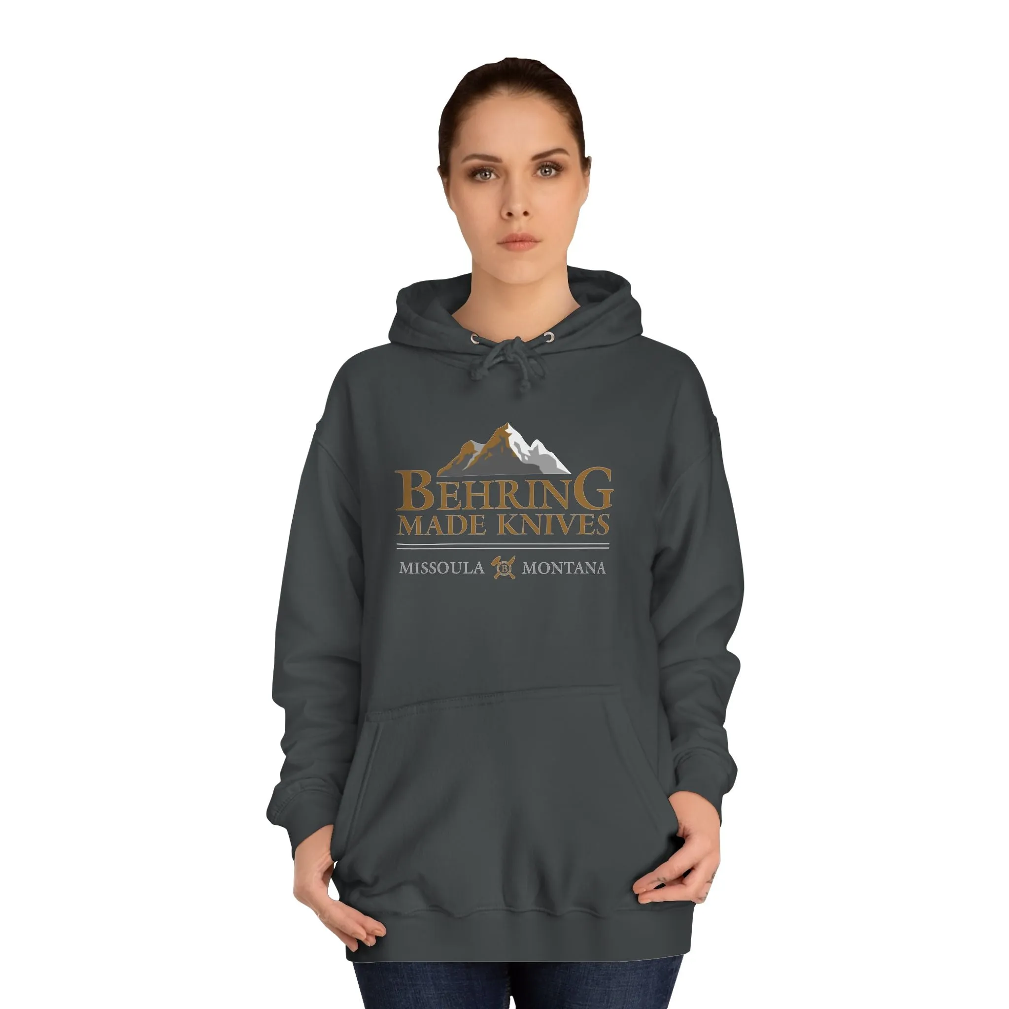 Behring Made Knives Unisex College Hoodie - Montana Inspired Casual Wear