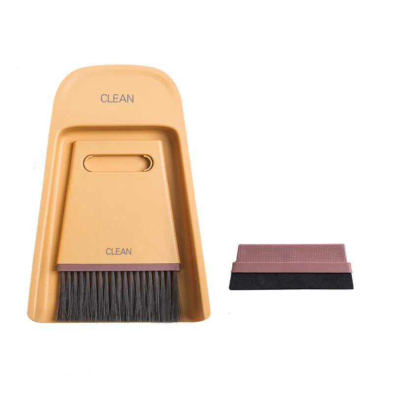 Broom And Dustpan Combo Set Household Soft Hair Sweep Desktop Cleaning Brush Wiper