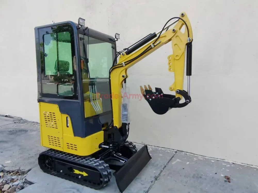 Burly 1.5-Ton Mini Excavator with Briggs & Stratton Engine