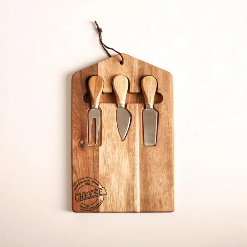 Cheese Butter Knife Board Set Bread Cake Board Steak