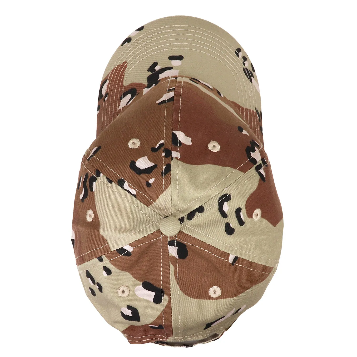 Classic Baseball Cap Soft Cotton Adjustable Size - Desert Camouflage