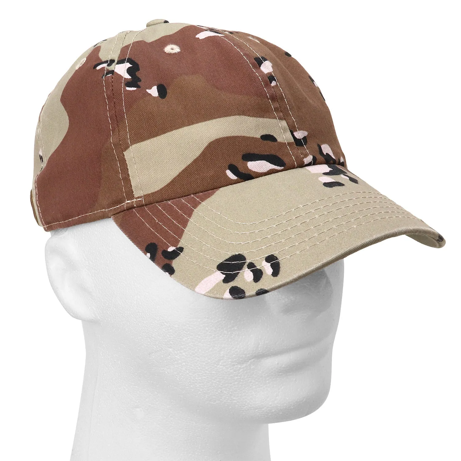 Classic Baseball Cap Soft Cotton Adjustable Size - Desert Camouflage