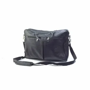 Classic Leather Messenger Bag