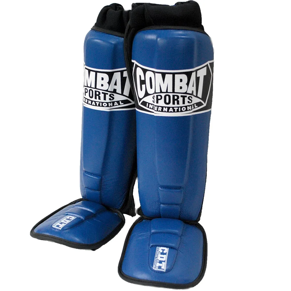 Combat Sports Pro Style MMA Shin Guards (Leather)