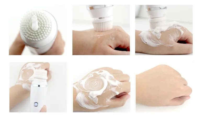 Electric cleansing brush