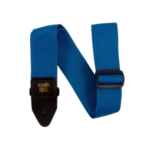 Ernie Ball 5352EB Polypro Guitar Strap (Blue & Black) - 2"