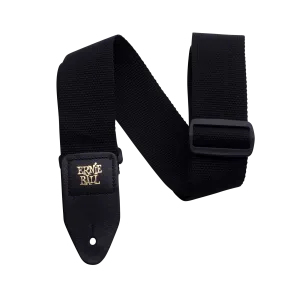 Ernie Ball Black Polypro Guitar Strap