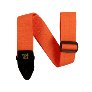 Ernie Ball Polypro Guitar Strap - Orange & Black