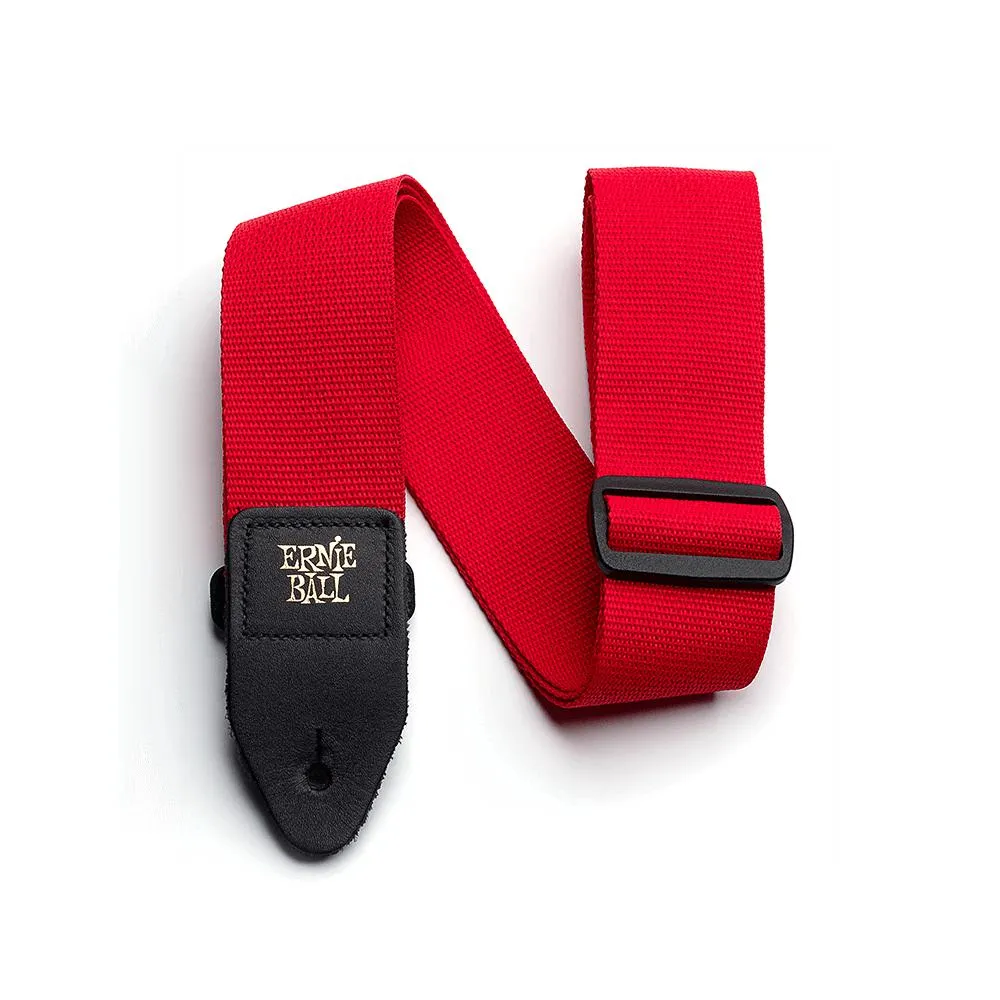 Ernie Ball Red Polypro Guitar Strap