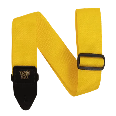 Ernie Ball Strap Polypro Yellow & Black