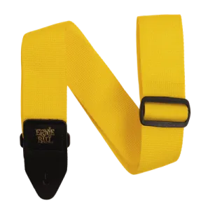 Ernie Ball Strap Polypro Yellow & Black