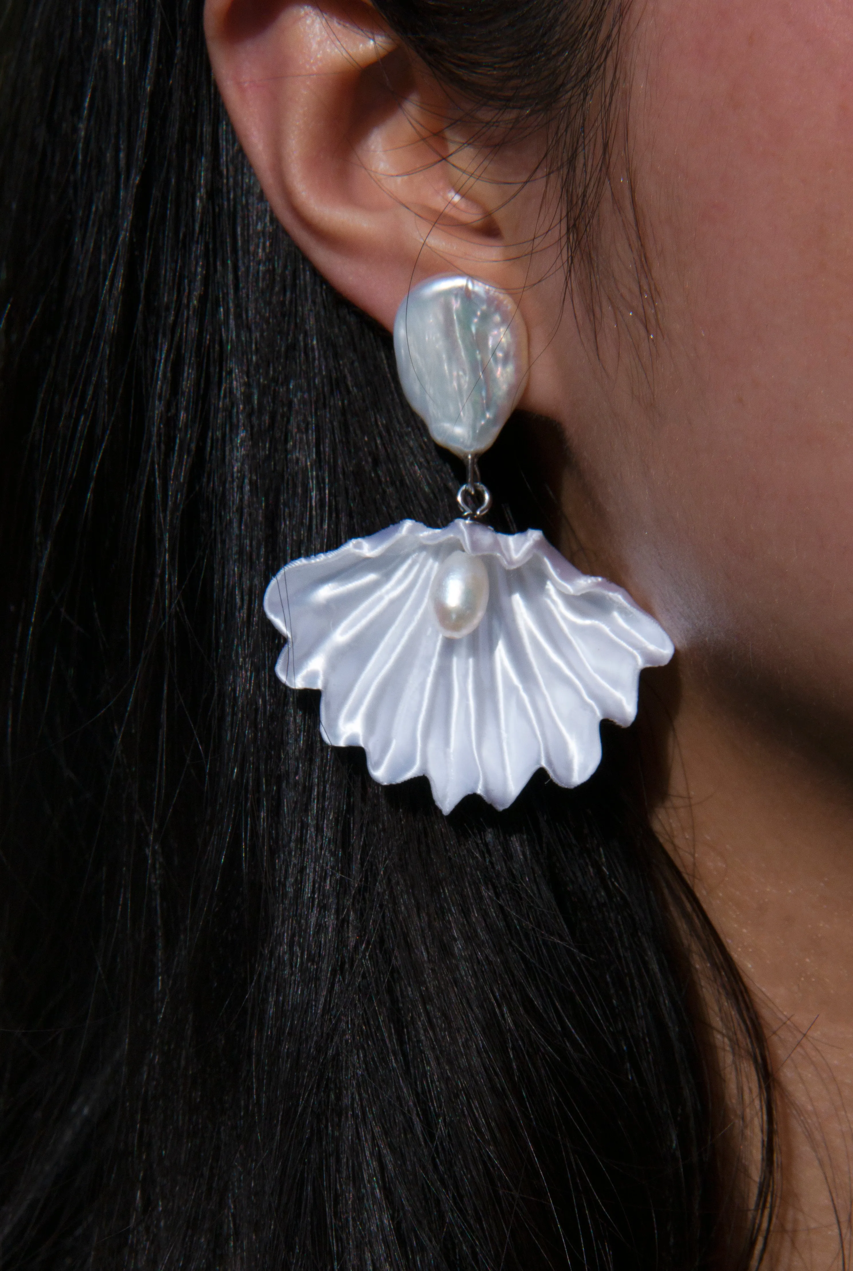 Fervooor Urban Mermaid Sea Shell Earings