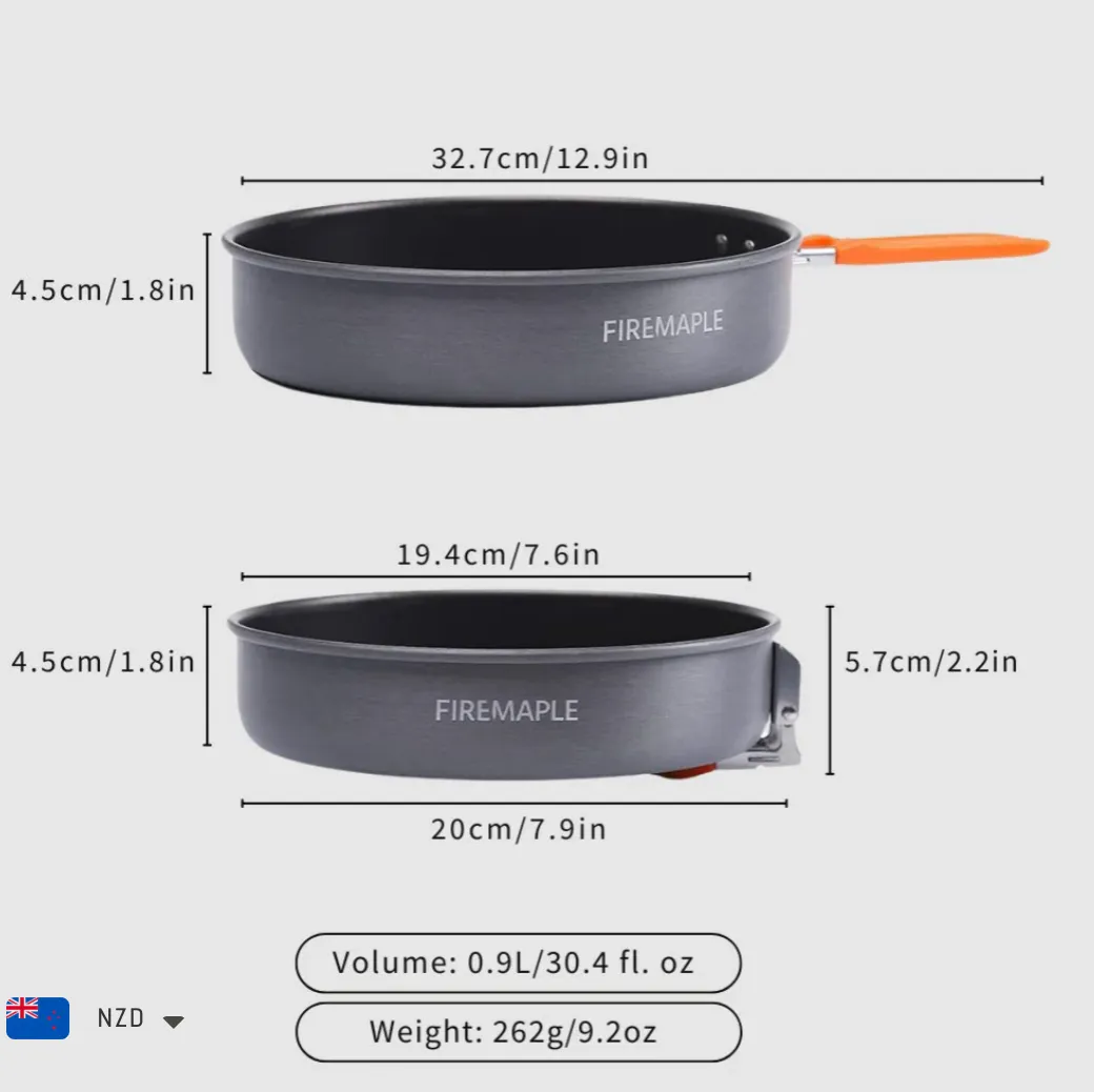 Firemaple 194mm Frypan Non-Stick