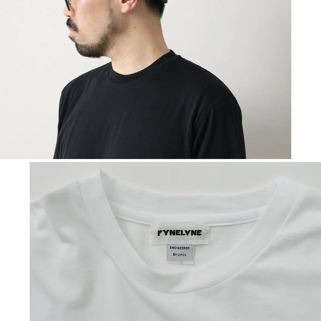 FYNELYNE ENGINEERED BY LIFILL / Cottony Short Sleeve Crew Neck T-Shirt