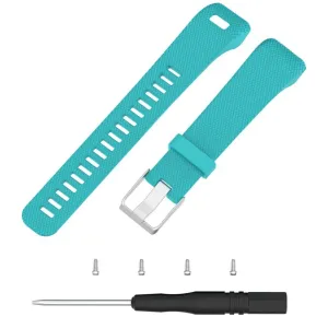 Garmin Vivosmart HR  silicone watch strap with install tools - Cyan