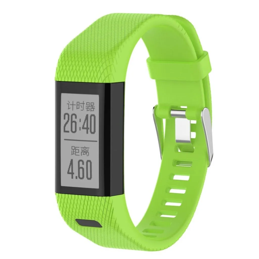 Garmin Vivosmart HR  silicone watch strap with install tools - Green