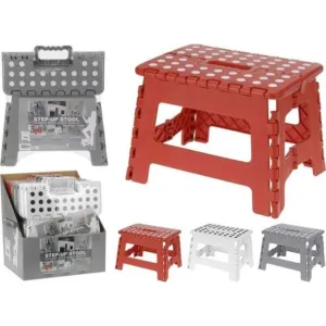 H&S Collection Step Stool Foldable (Choice of 3) 32cm x 34cm x 4cm