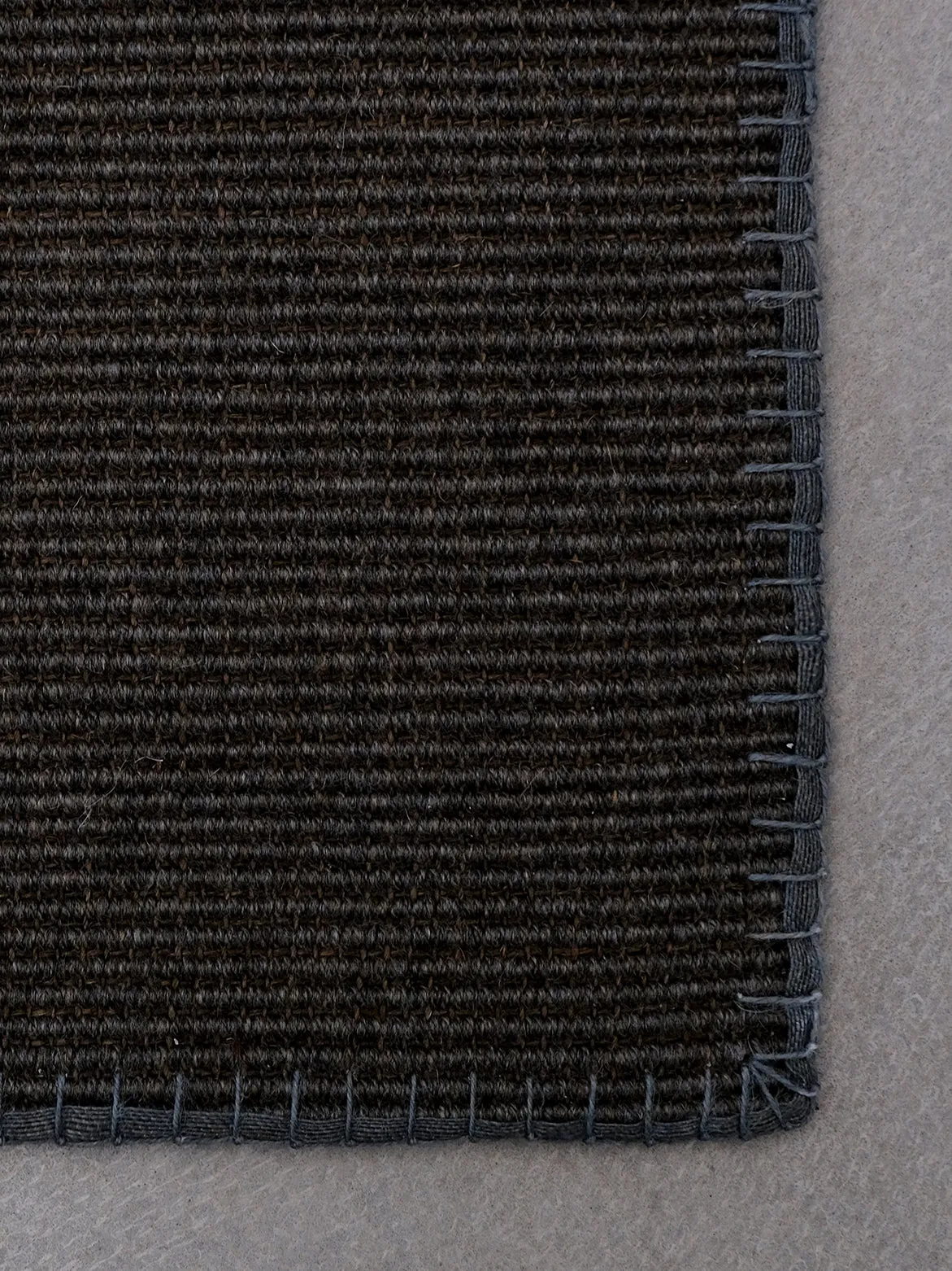 Hand-Loomed Wool & Sisal Rug