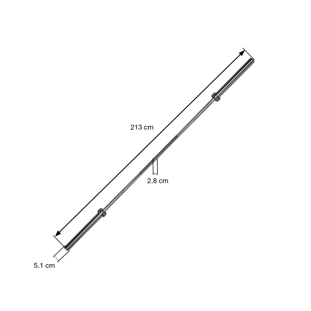 Hit Fitness Semi Commercial 20kg Olympic Barbell | 7ft