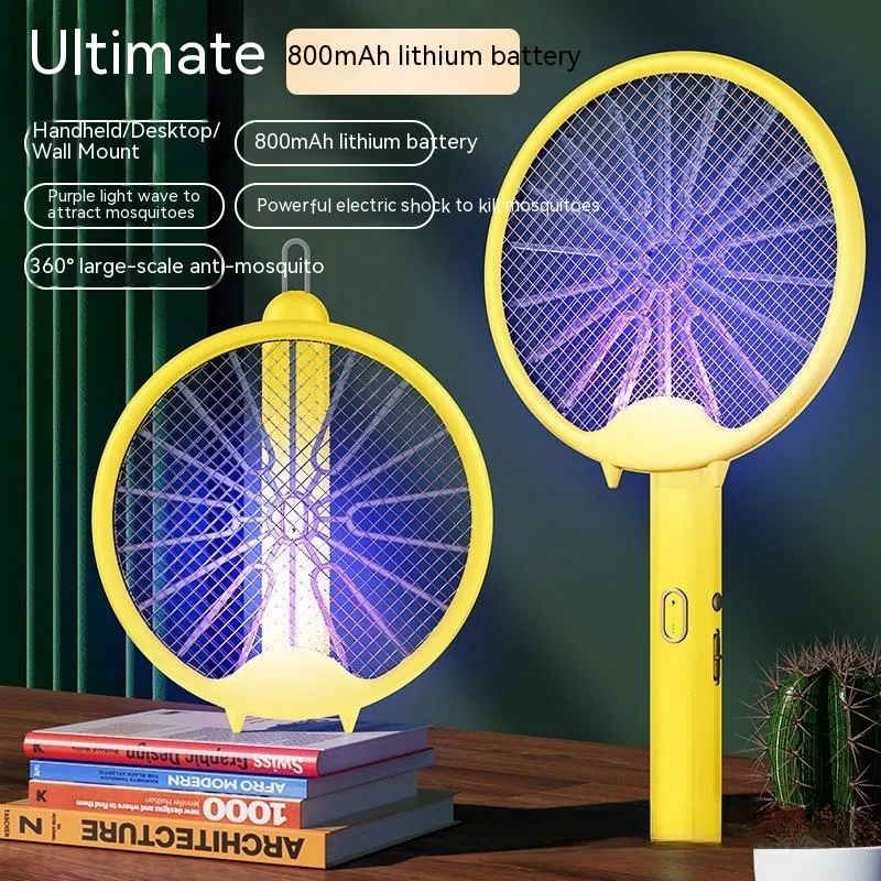 Household Mosquito Killing Lamp Three-in-one Rechargeable Mosquito Swatter