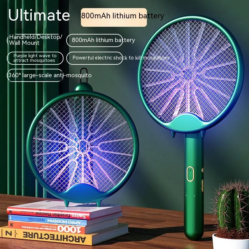 Household Mosquito Killing Lamp Three-in-one Rechargeable Mosquito Swatter