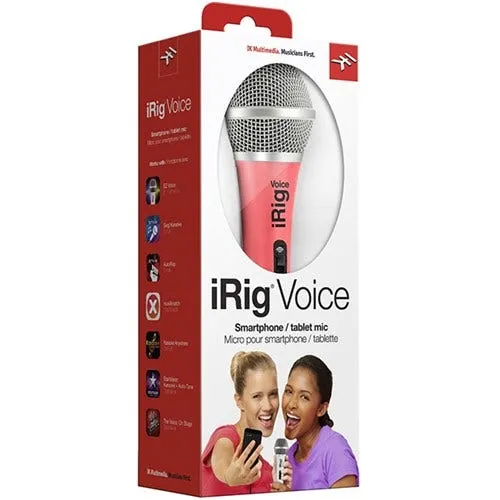 IK Multimedia iRig Voice Microphone - Pink