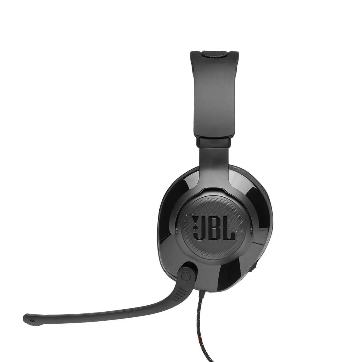 JBL Quantum 300 Wired Over Ear Gaming Headset With Flip Up Mic, Black