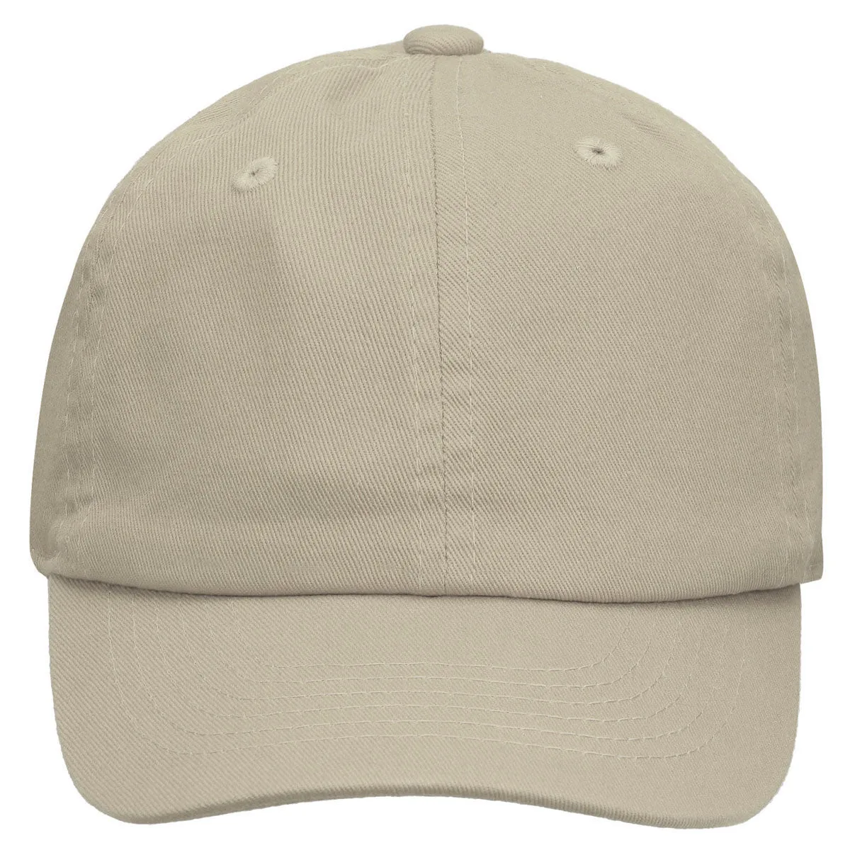 Kids Baseball Cap Cotton Adjustable Size - Khaki