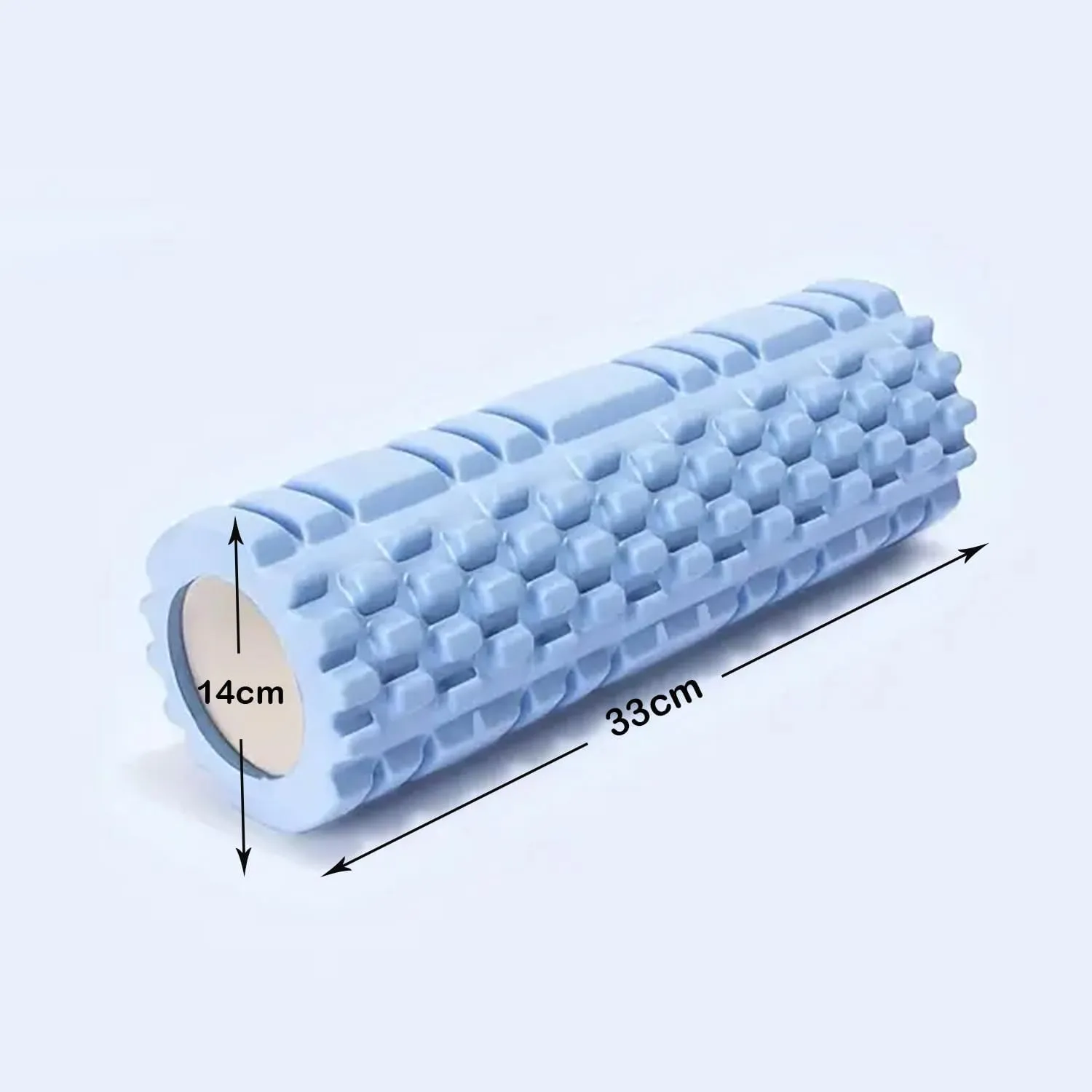 Kuber Industries Foam Roller For Exercise, Back Pain, Knee Pain-Pack of 4 (Blue)