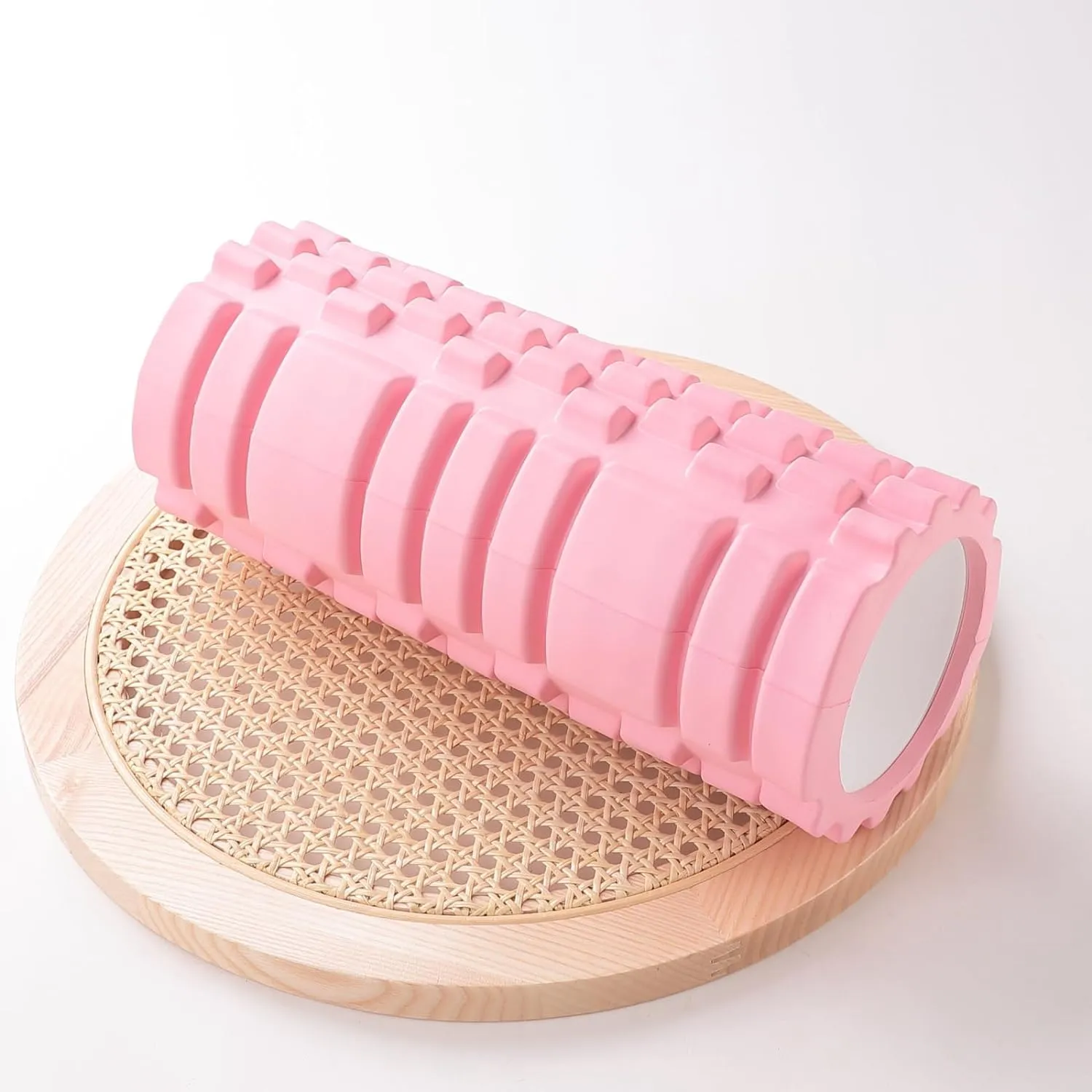 Kuber Industries Foam Roller For Exercise, Back Pain, Knee Pain-Pack of 6 (Pink)