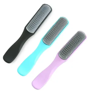 Kuber Industries Hair Brush | Flexible Bristles Brush | Hair Brush with Paddle | Straightens & Detangles Hair Brush | Suitable For All Hair Types | Hair Brush Styling Hair | Small | Set of 3 | Multi