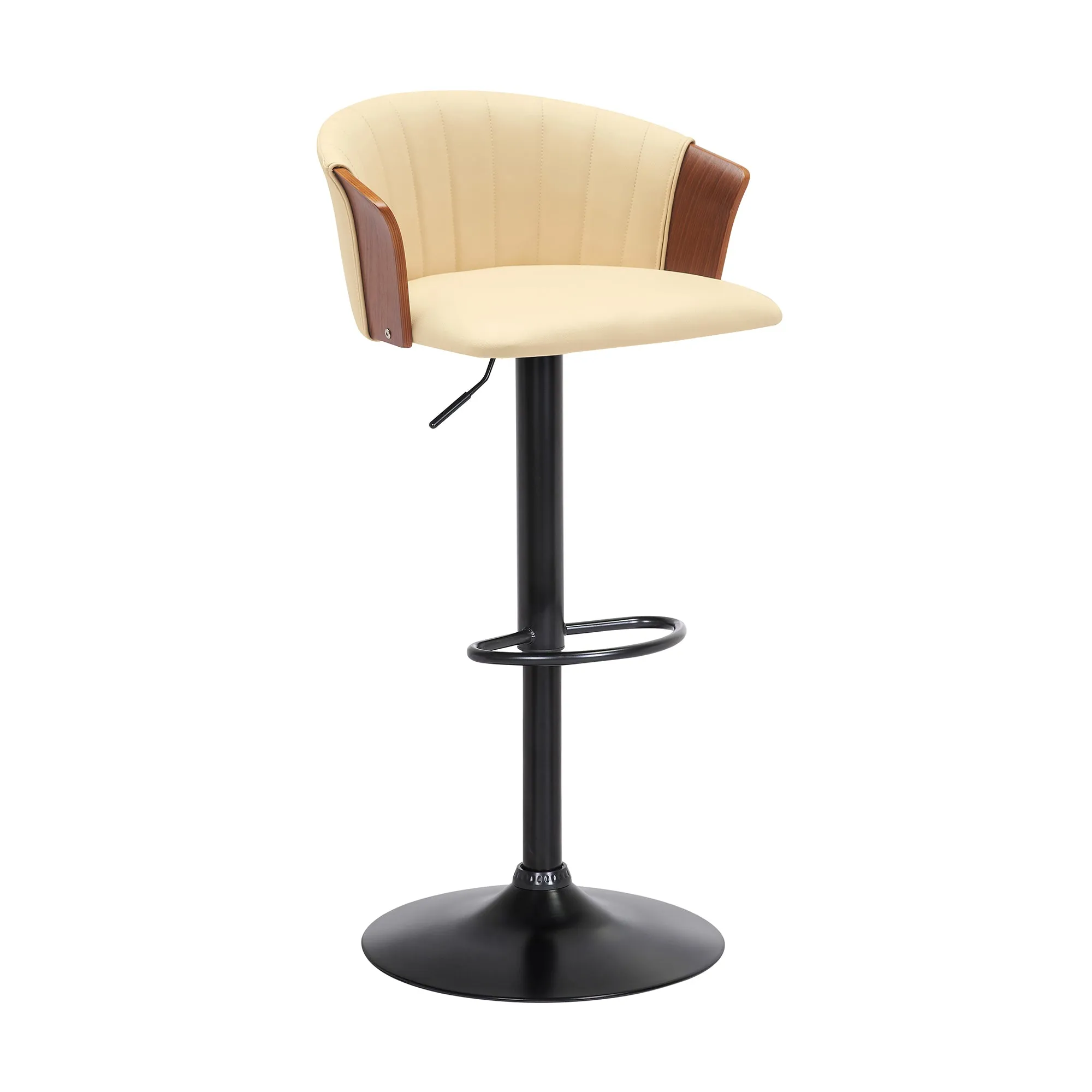 Lydia Upholstered Adjustable Barstool