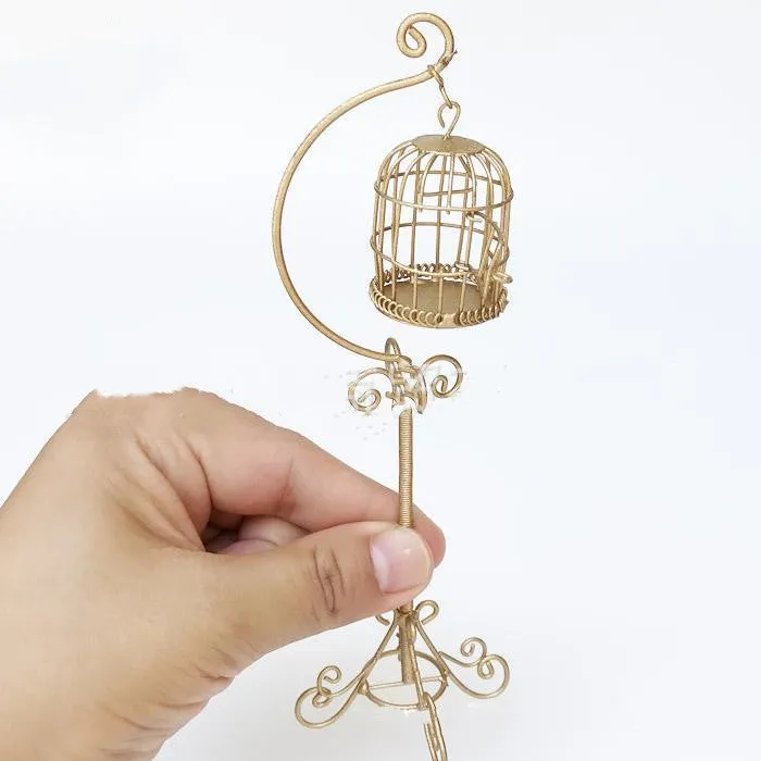 Metal Bird Cage With Bracket New