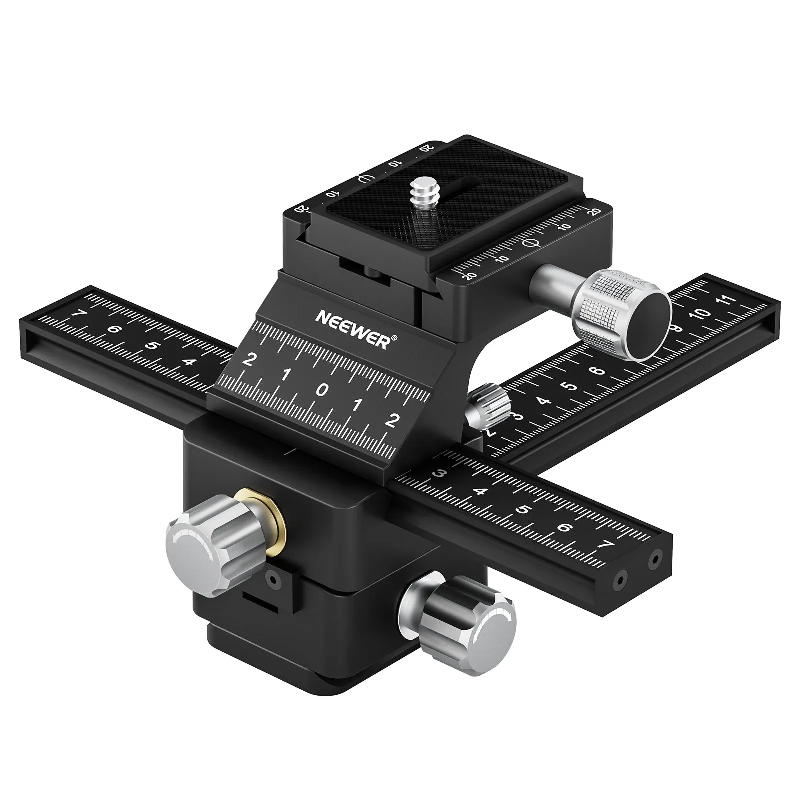 NEEWER 4-Way Macro Focusing Rail Slider