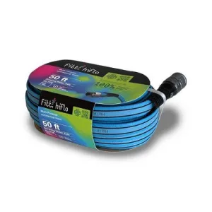 New - FITT HiFlo 1/2"x50" Garden Hose - Blue