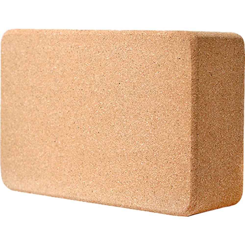 Non-Slip Organic Cork Yoga Blocks 2-Pack, Eco-Friendly