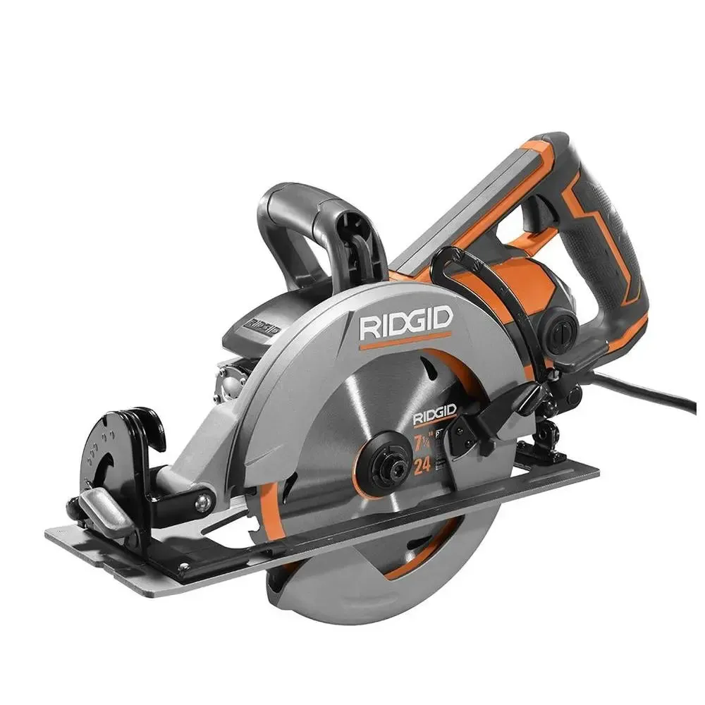 Open Box -  RIDGID THRUCOOL 7-1/4 in. Worm Drive Corded Circular Saw