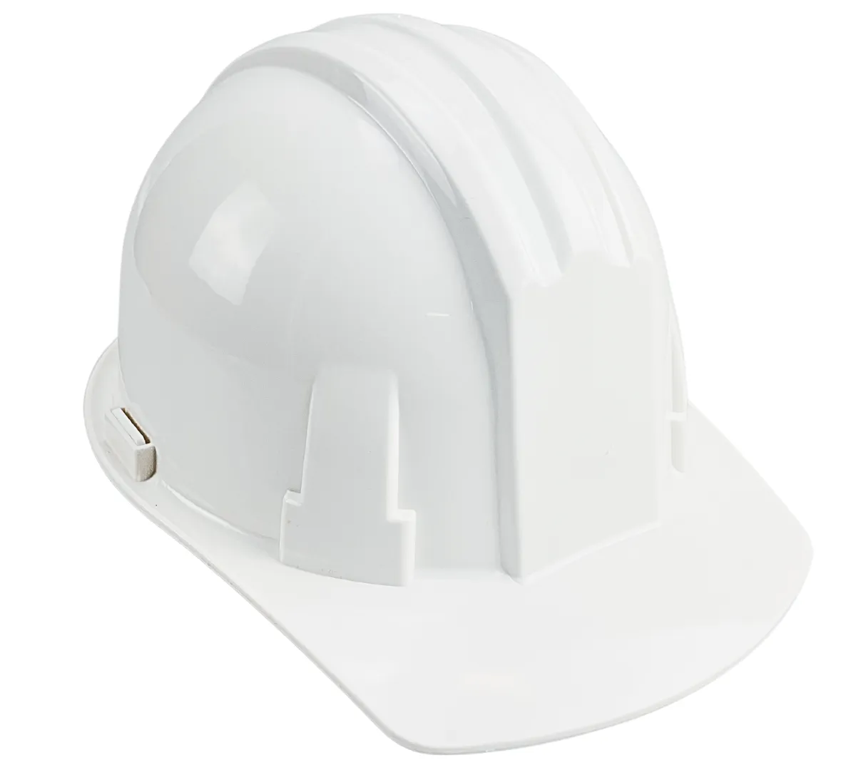 OSHA APPROVED ADULT SIZED WHITE HARD HAT WITH ADUSTABLE STRAP  - SF-97705