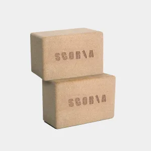 PAIR OF THE ORIGINAL CORK YOGA BLOCKS